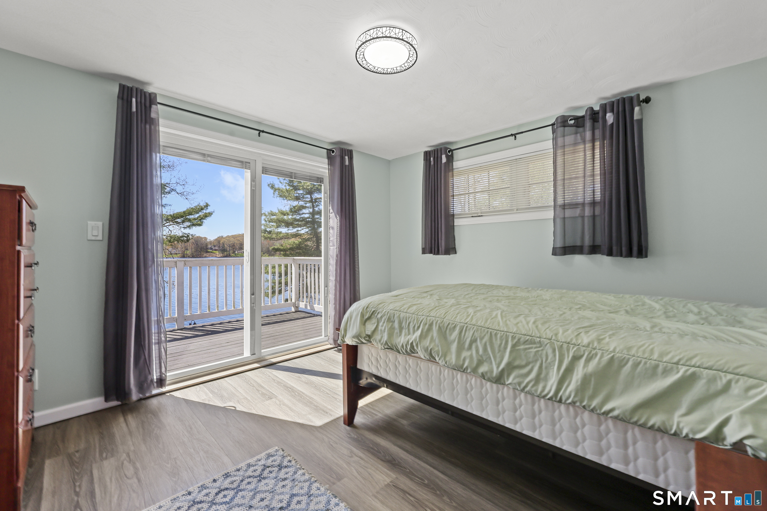 68 Hilltop Road East Haddam, CT 06423 - Photo 8 of 39 Slider to deck and view of Lake