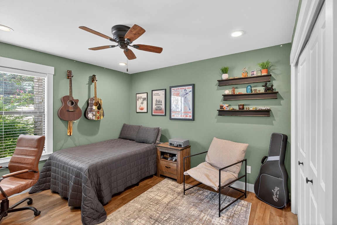 23642-23644 Nameless Road Leander, TX 78641 - Photo 33 of 37 a bedroom with a bed and furniture