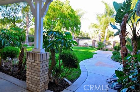 2394 Old Heritage Road Riverside, CA 92503 - Photo 36 of 45 a view of garden with wooden stairs
