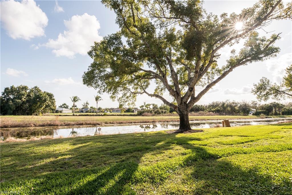 5451 Rattlesnake Hammock Road, Unit D108 Naples, FL 34113 - Photo 3 of 17 a view of an ocean with trees and houses in the back