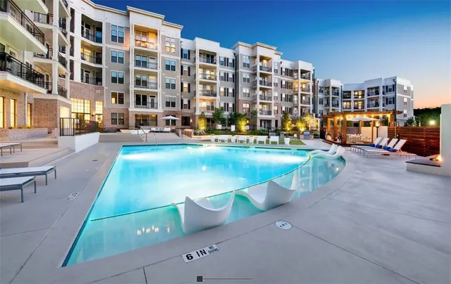 a view of building with outdoor area