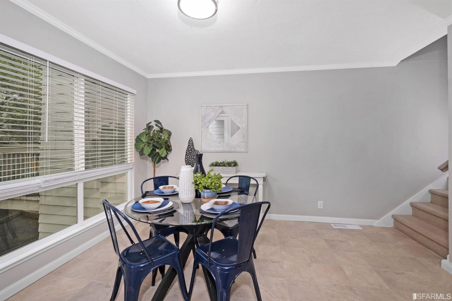 413 Woodminster Drive Moraga, CA 94556 - Photo 17 of 33 a view of a dining room with furniture and window