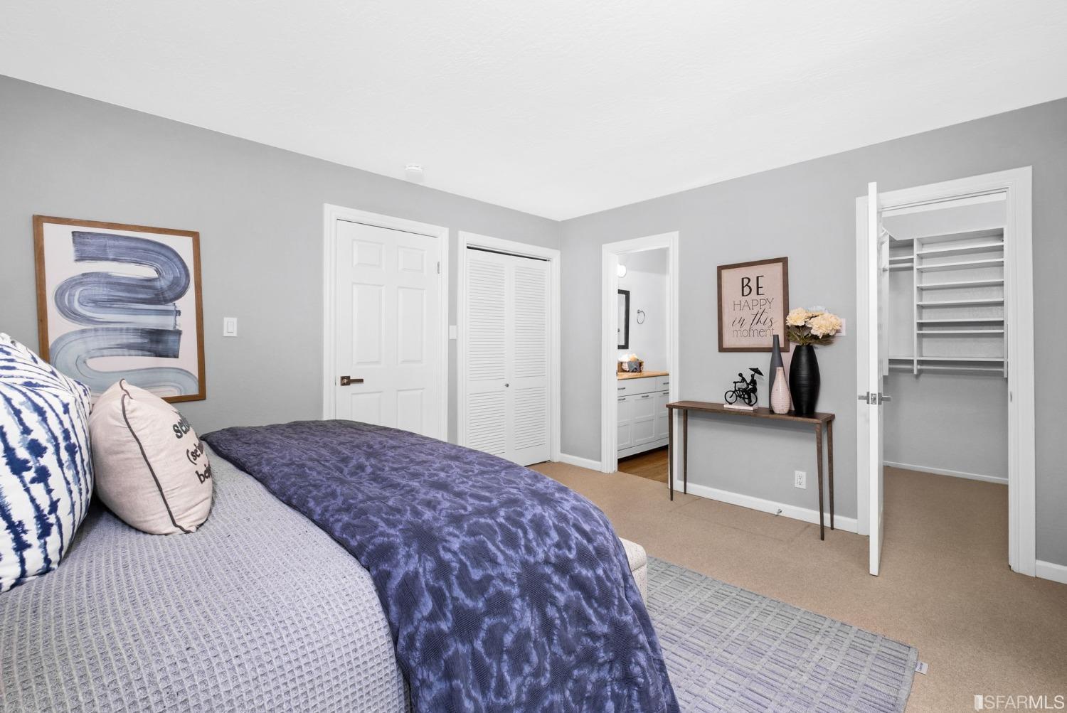 413 Woodminster Drive Moraga, CA 94556 - Photo 19 of 33 a bedroom with a bed and a cabinets