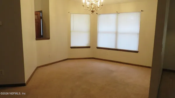 a view of an front door