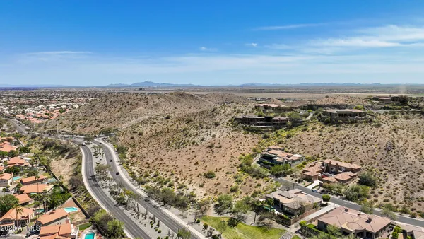 a view of a lake with a mountain in the background