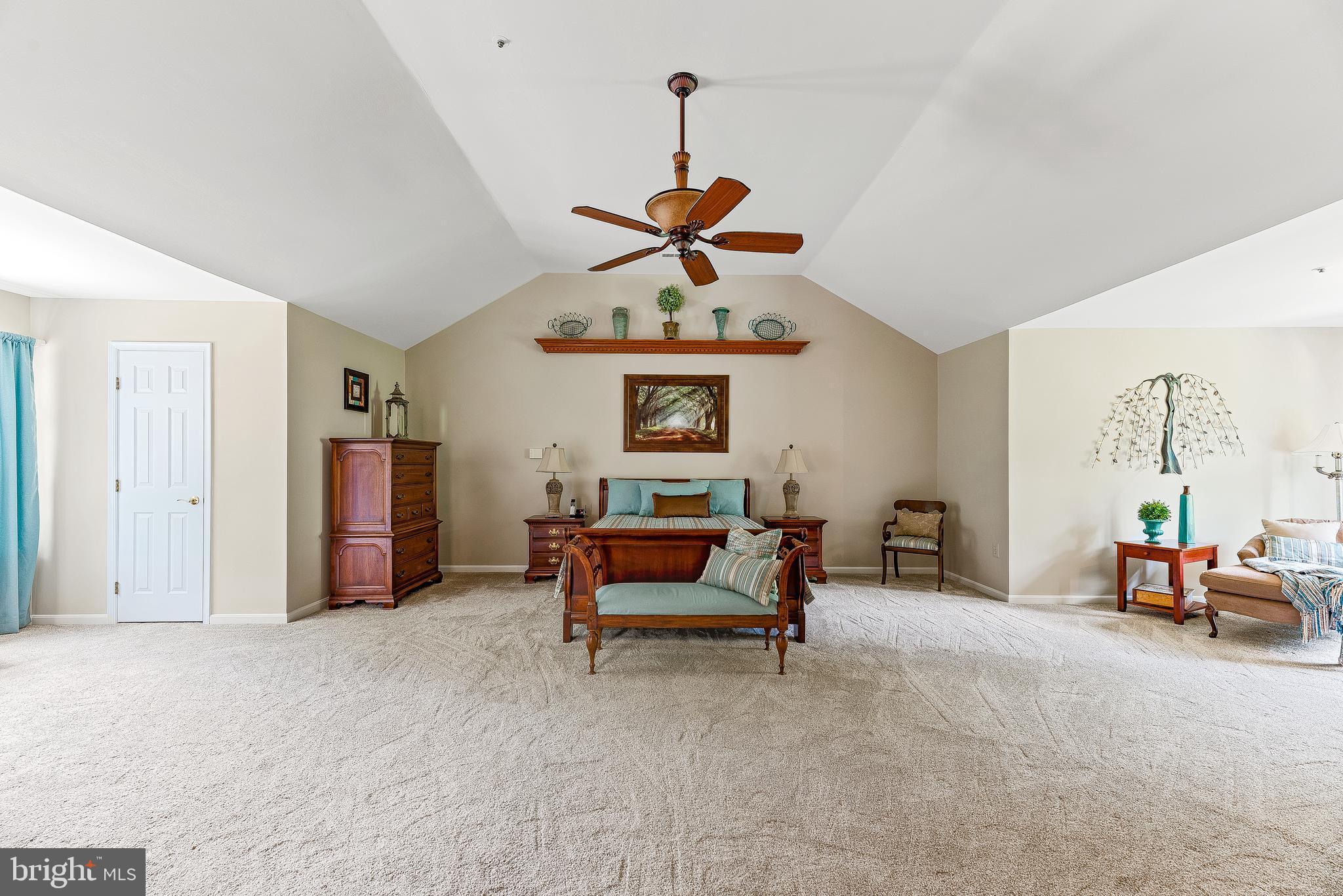 570 Small Reward Road Huntingtown, MD 20639 - Photo 32 of 64 Spacious Main Bedroom w/Vaulted Ceiling...