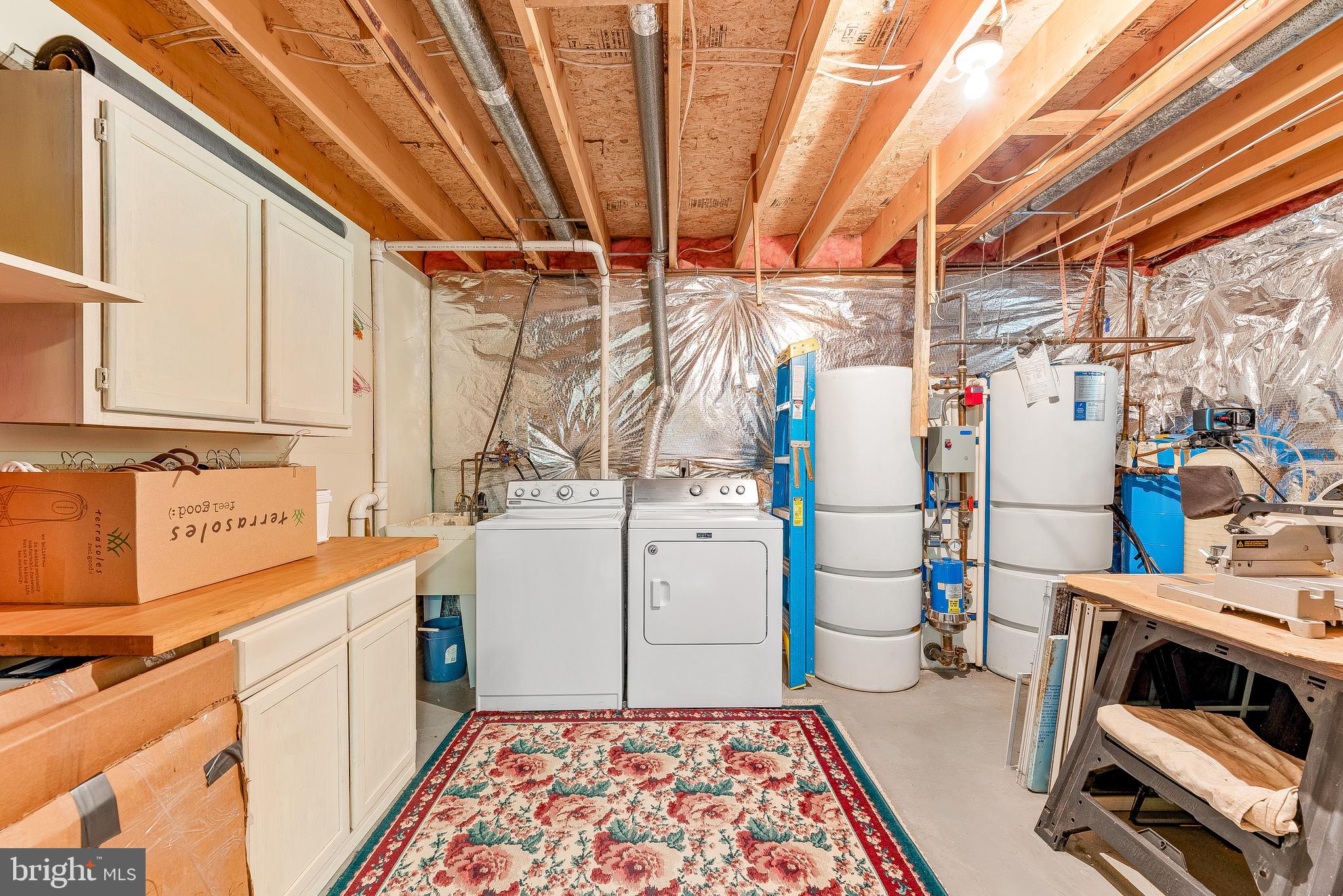 570 Small Reward Road Huntingtown, MD 20639 - Photo 51 of 64 Washer/Dryer & Workshop on Lower Level...