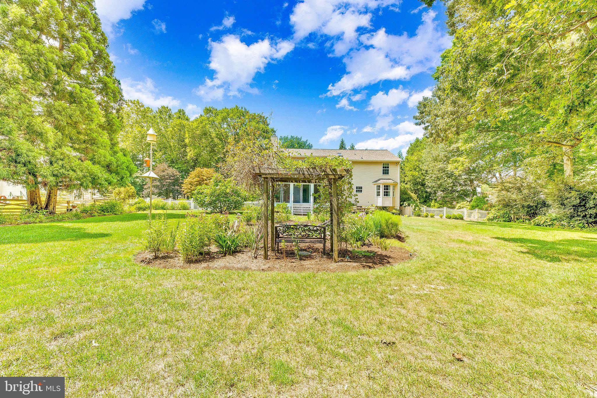 570 Small Reward Road Huntingtown, MD 20639 - Photo 63 of 64 Backyard Pond & Arbor...