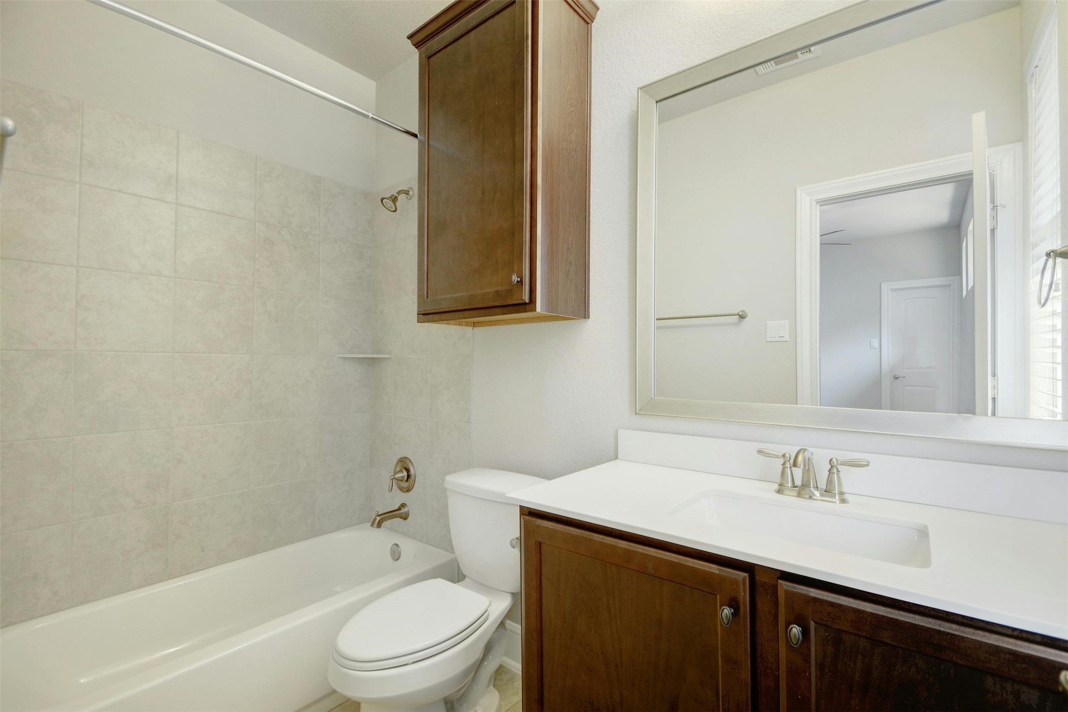 316 Crossvine Trail Georgetown, TX 78626 - Photo 30 of 37 a bathroom with a sink a toilet and shower