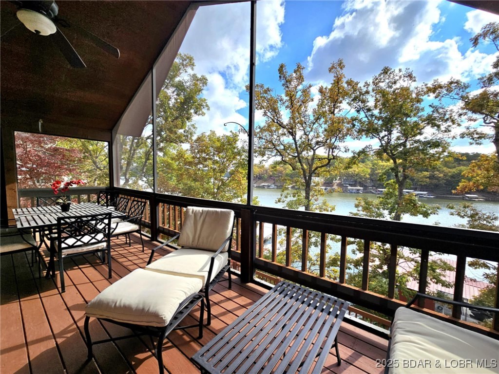2299 Standing Rock Road Camdenton, MO 65020 - Photo 25 of 75 Screened porch with spectacular views.