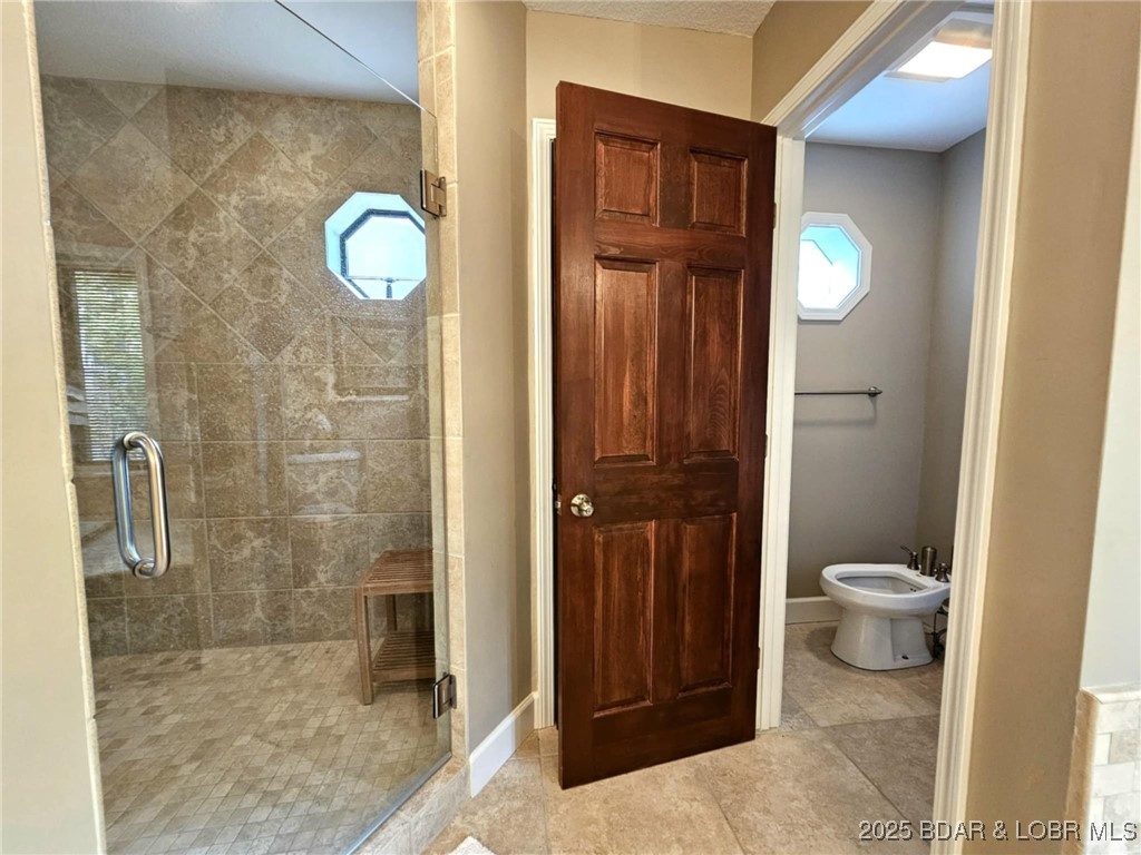 2299 Standing Rock Road Camdenton, MO 65020 - Photo 33 of 75 Primary Bath with walk-in shower and water closet.