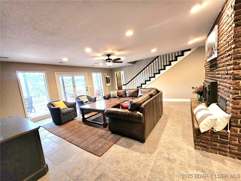 2299 Standing Rock Road Camdenton, MO 65020 - Photo 37 of 75 Family Room with brick fireplace.