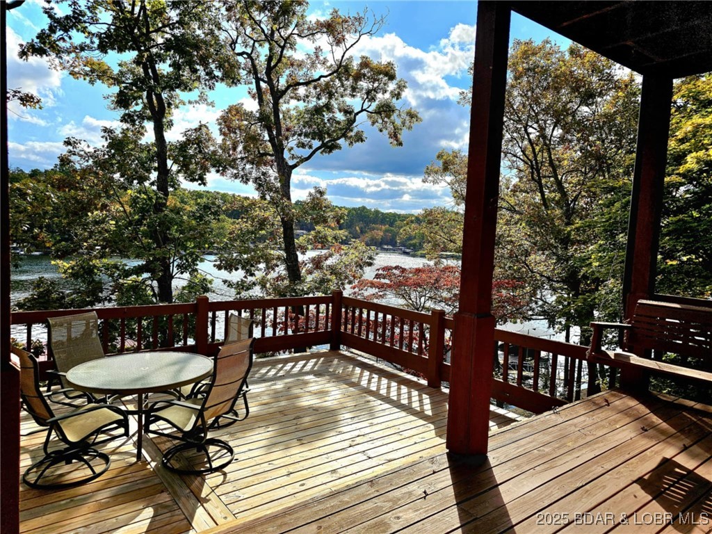 2299 Standing Rock Road Camdenton, MO 65020 - Photo 55 of 75 Lower Level Open Deck with Spectacular Views.