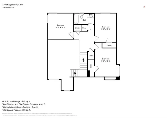 $338,000 | 2102 Ridgecliff Drive, Keller, TX 76248