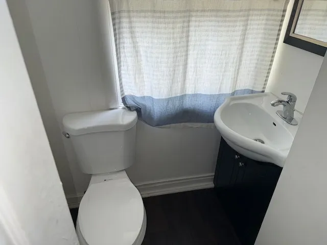 a bathroom with a sink and a toilet