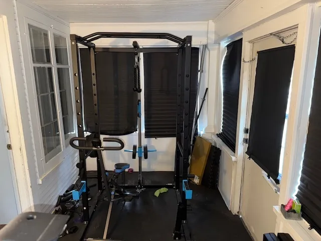 a view of walk in closet