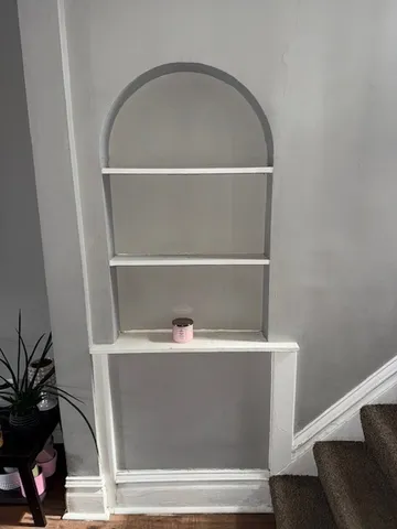 a view of wooden floor