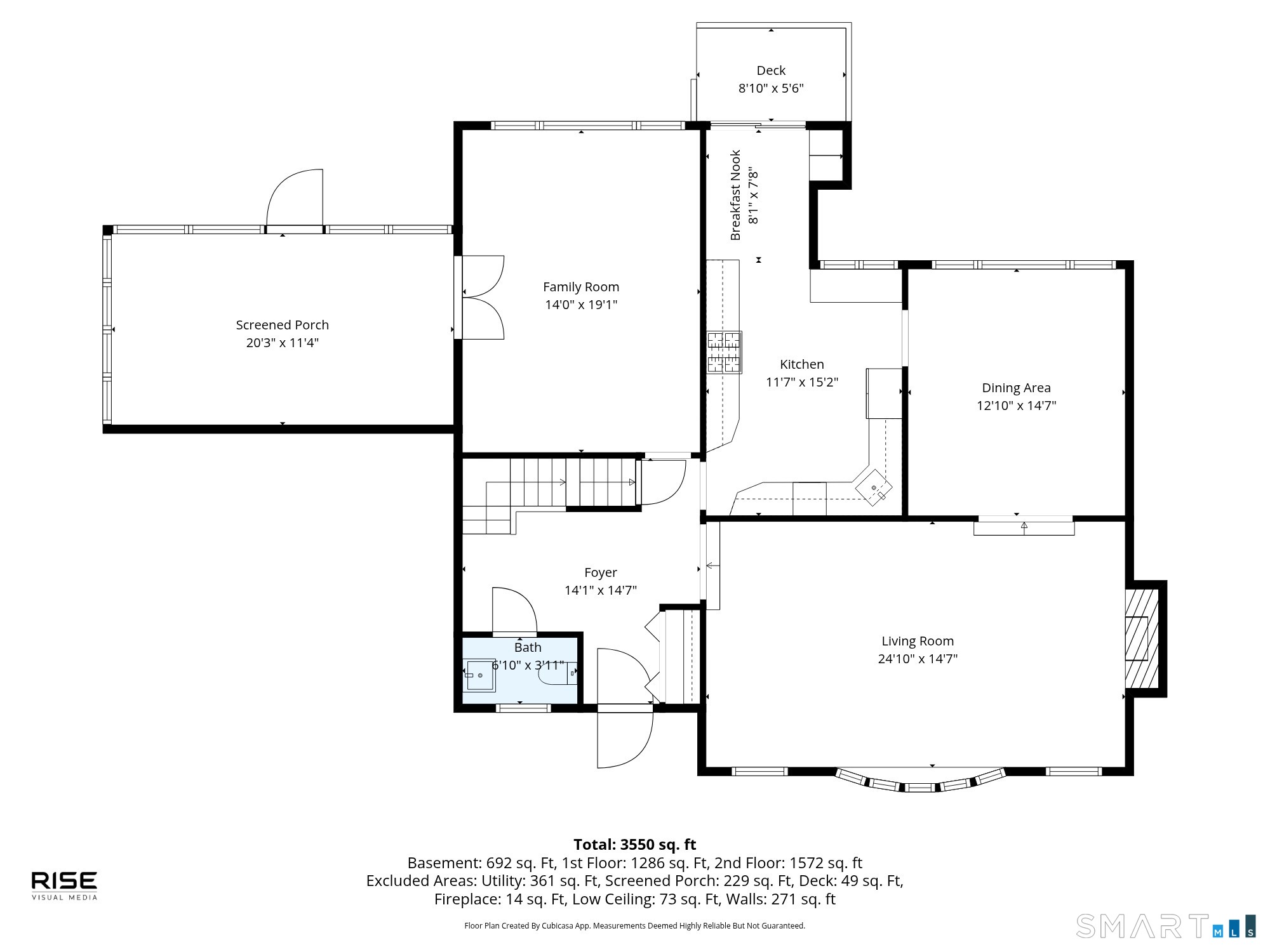 62 Edgewood Way New Haven, CT 06515 - Photo 38 of 39 Main level floor plan