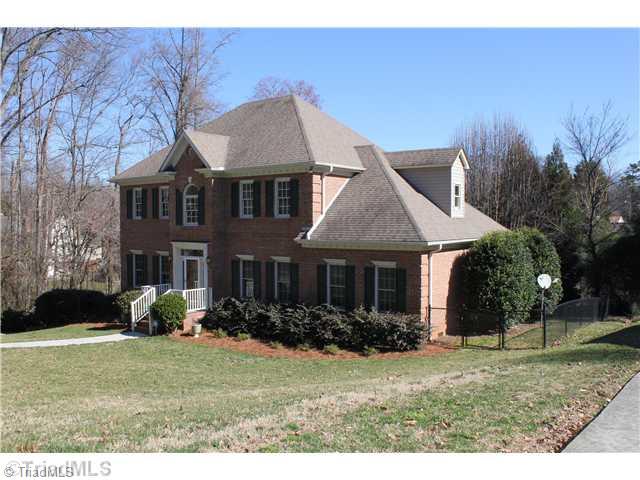 537 Barrett Road Winston-Salem, NC 27104 - Photo 14 of 16 Exterior Front. Lots of extras -- located at end of dead end road, fenced backyard, adjoins wooded lot... perfect for all kinds of play!