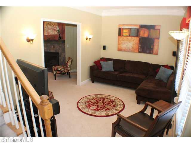 537 Barrett Road Winston-Salem, NC 27104 - Photo 16 of 16 Living Room. Formal living room at entry can be office space, alternate entertaining space, etc. but double sized door into den provides a freer flow than traditional floor plans