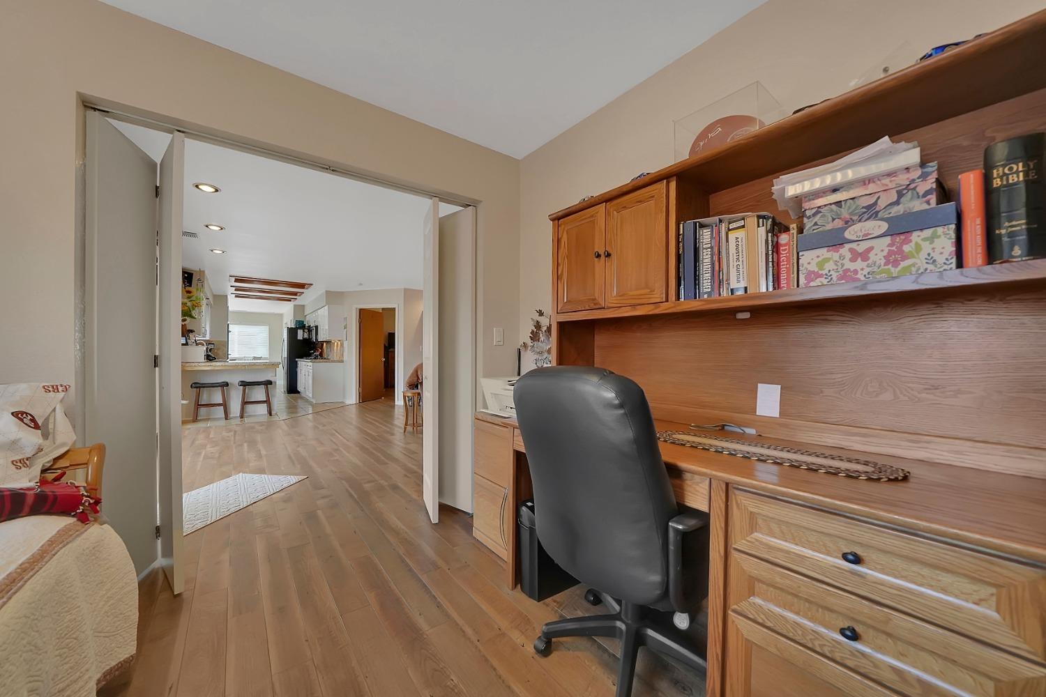 301 Bald Mountain Road West Point, CA 95255 - Photo 24 of 55 a view of a workspace with furniture and wooden floor