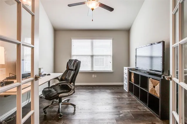a view of a backyard with a patio