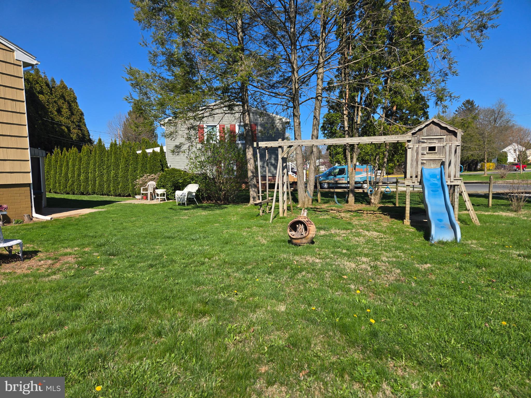 502 South 3rd Avenue Lebanon, PA 17042 - Photo 2 of 27 a view of a park with swings and a slide
