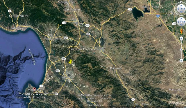 a view of a green field