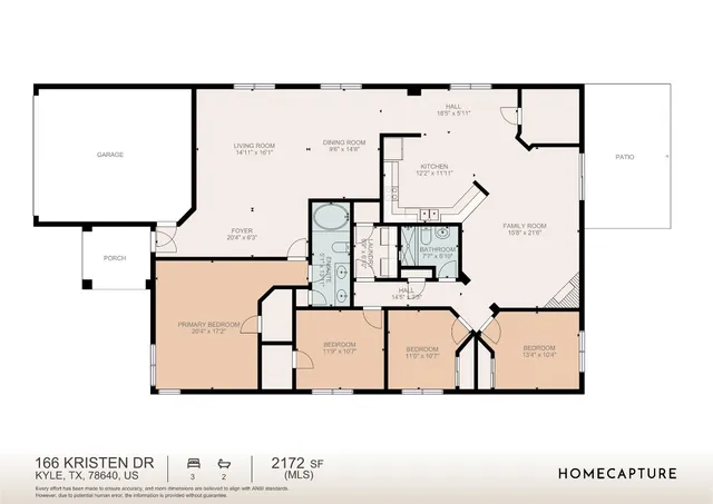 $407,000 | 166 Kristen Drive, Kyle, TX 78640
