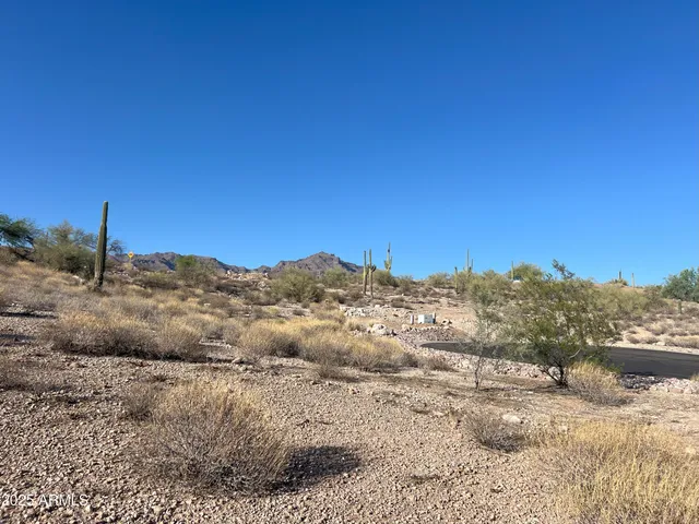 a view of mountain view with trees