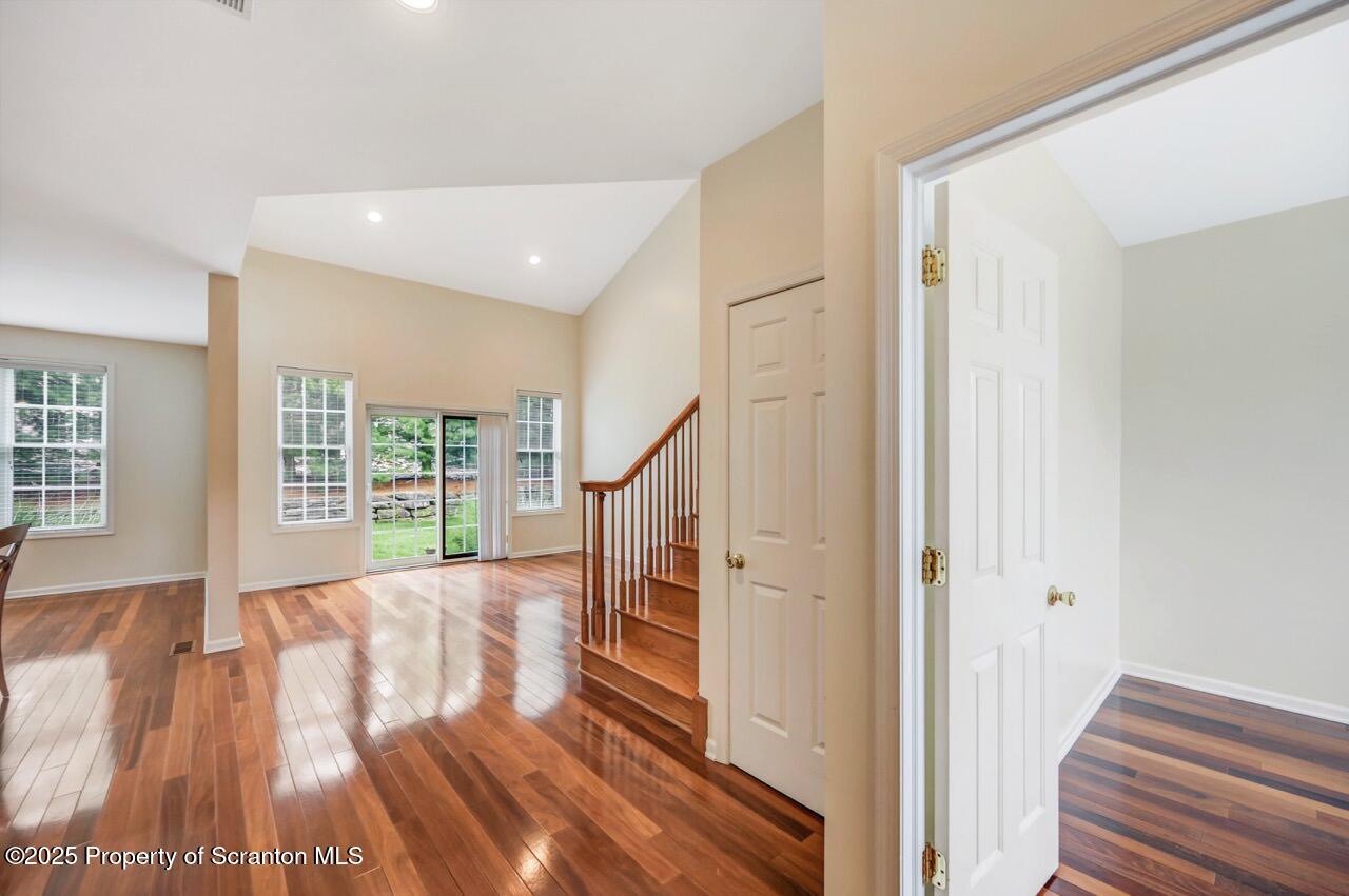 2303 Browning Cl Moosic, PA 18507 - Photo 5 of 71 a view of an entryway with wooden floor and door