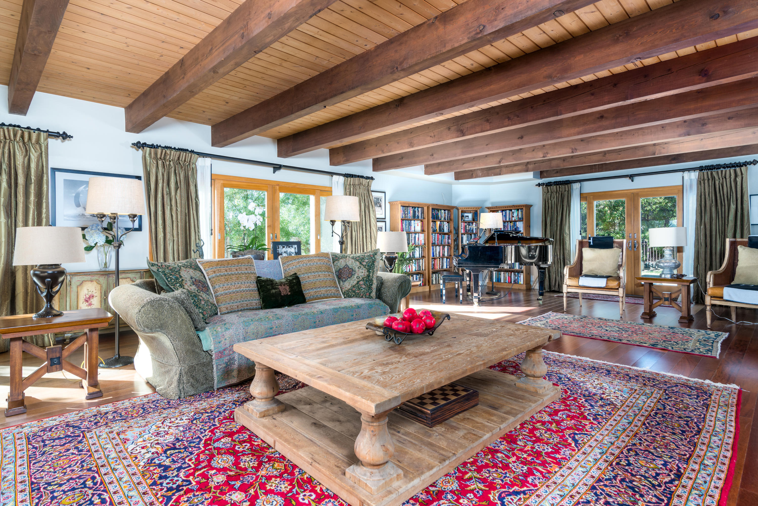 24353 Dry Canyon Cold Creek Road Calabasas, CA 91302 - Photo 13 of 36 a living room with furniture and wooden floor