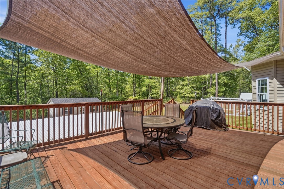3600 Market Road Mechanicsville, VA 23111 - Photo 53 of 67 a view of a wooden deck with furniture