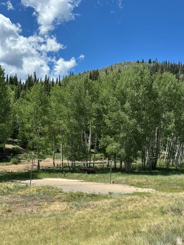 1085 West Elk Road Helper, UT 84526 - Photo 36 of 40 Sand court with volleyball net, surrounded by mature trees and natural landscaping
