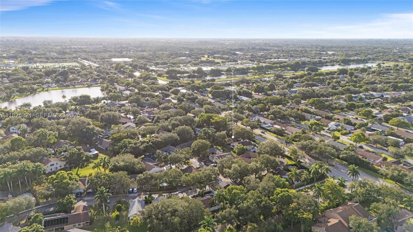 50 Forest Circle Cooper City, FL 33026 - Photo 19 of 22 an aerial view of residential houses with city view