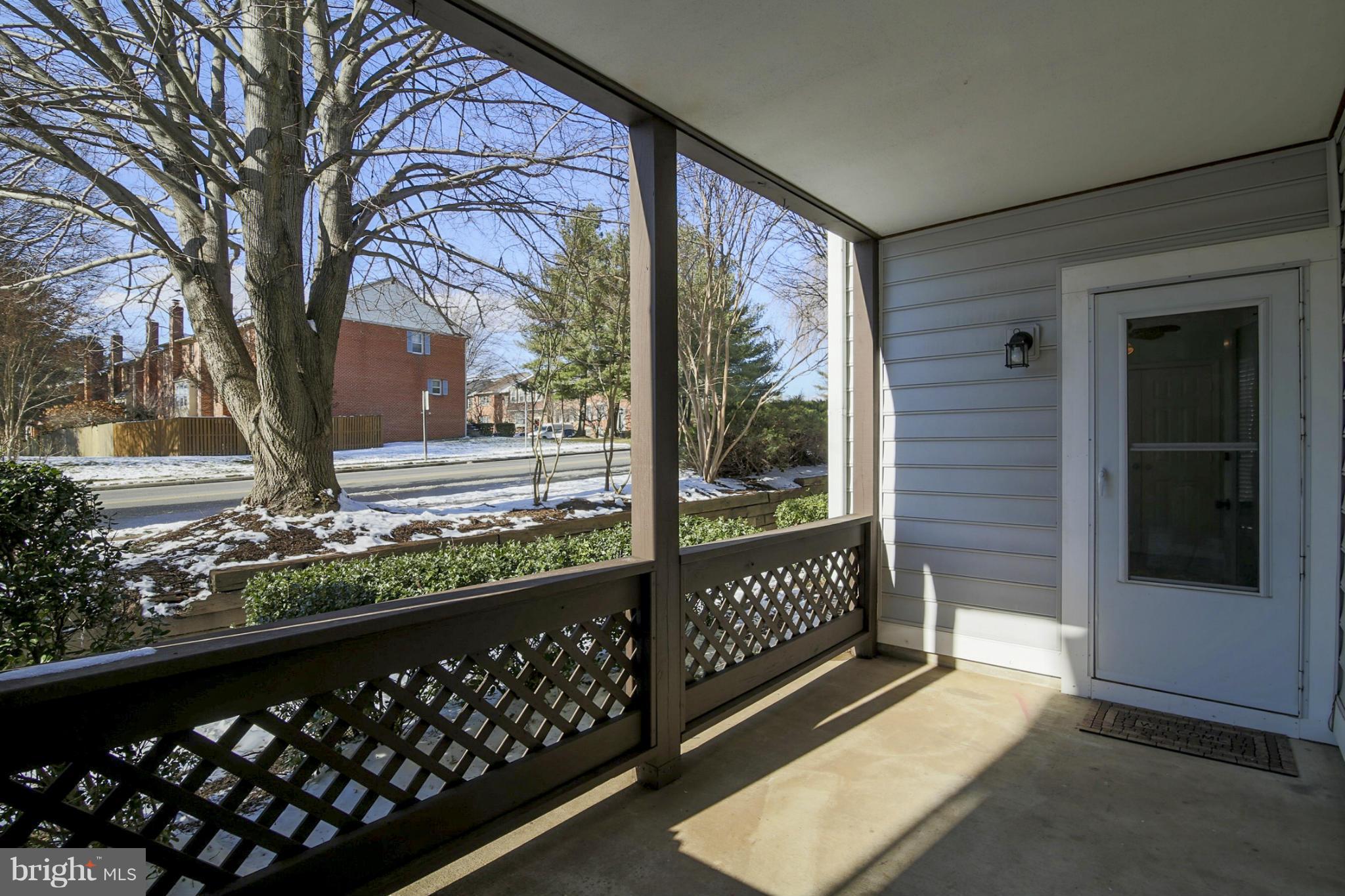 10153 Oakton Terrace Road, Unit 10153 Oakton, VA 22124 - Photo 21 of 23 Patio overlooking neighborhood