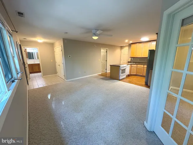 a view of a livingroom with a furniture
