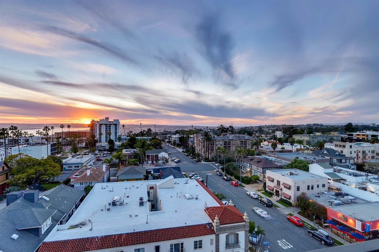 2665 Fifth Avenue, Unit 705 San Diego, CA 92103 - Photo 1 of 16 View from Terrace facing west