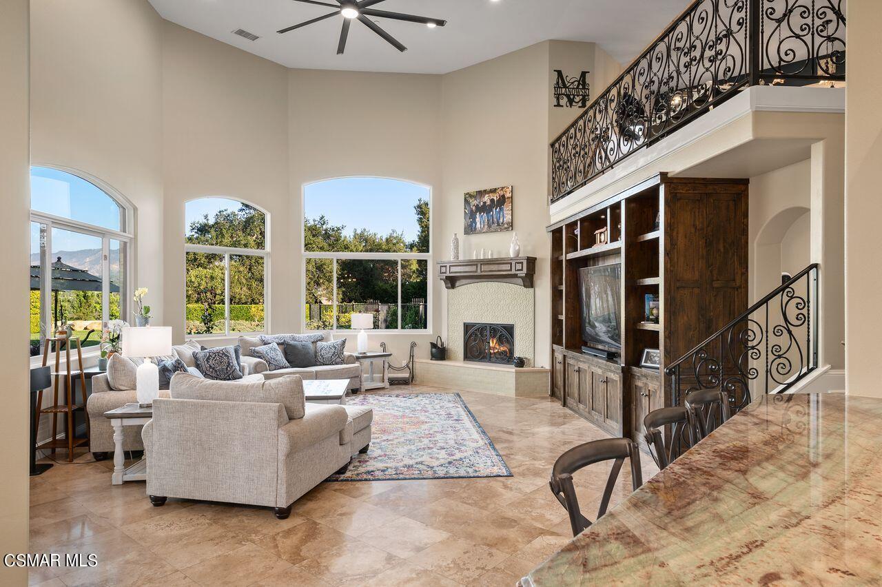 12490 MacDonald Drive Ojai, CA 93023 - Photo 25 of 87 a living room with furniture windows and a flat screen tv