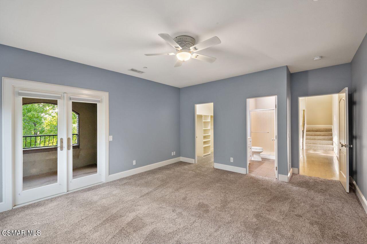 12490 MacDonald Drive Ojai, CA 93023 - Photo 49 of 87 a view of an empty room with window and closet area