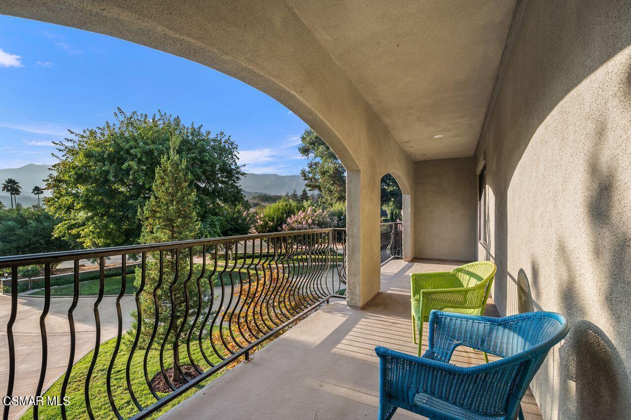12490 MacDonald Drive Ojai, CA 93023 - Photo 50 of 87 a view of balcony with furniture