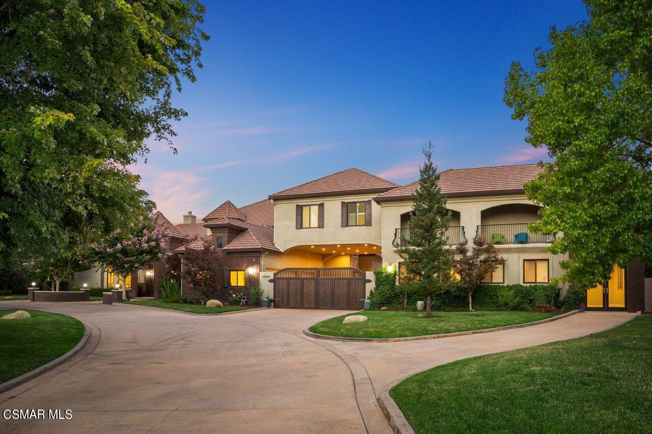 12490 MacDonald Drive Ojai, CA 93023 - Photo 76 of 87 a front view of a house with a yard