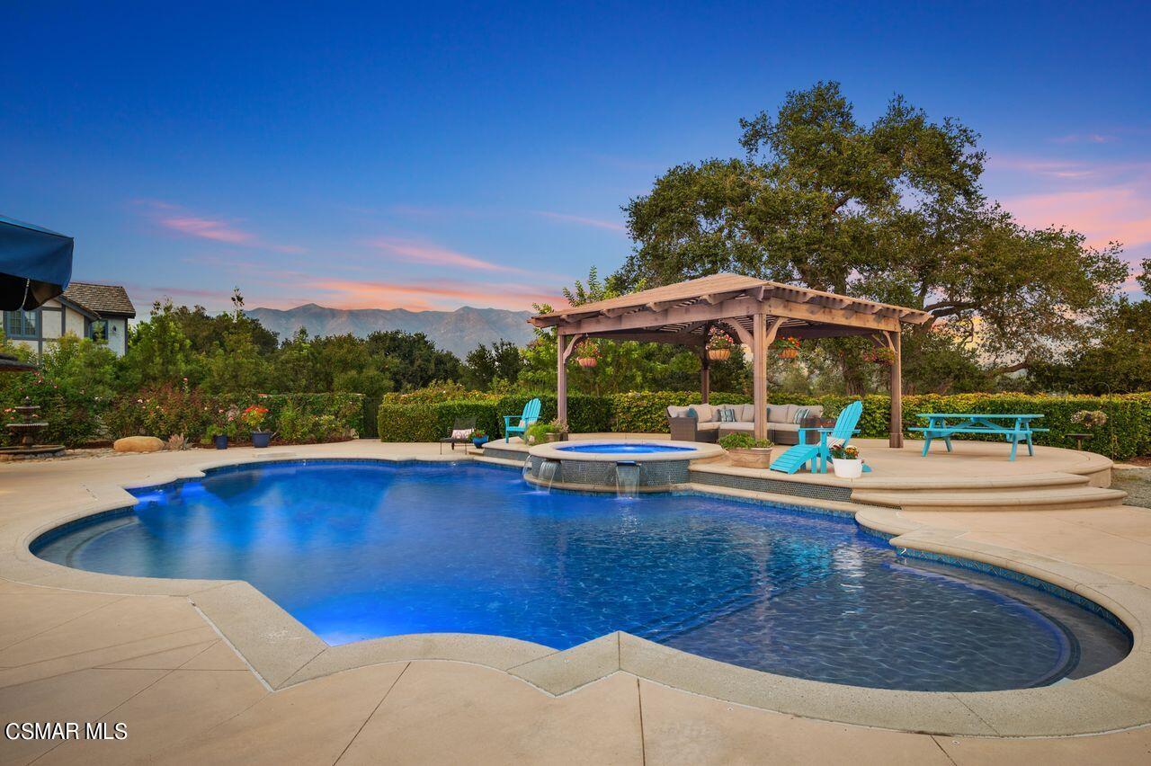 12490 MacDonald Drive Ojai, CA 93023 - Photo 82 of 87 a view of swimming pool with outdoor seating