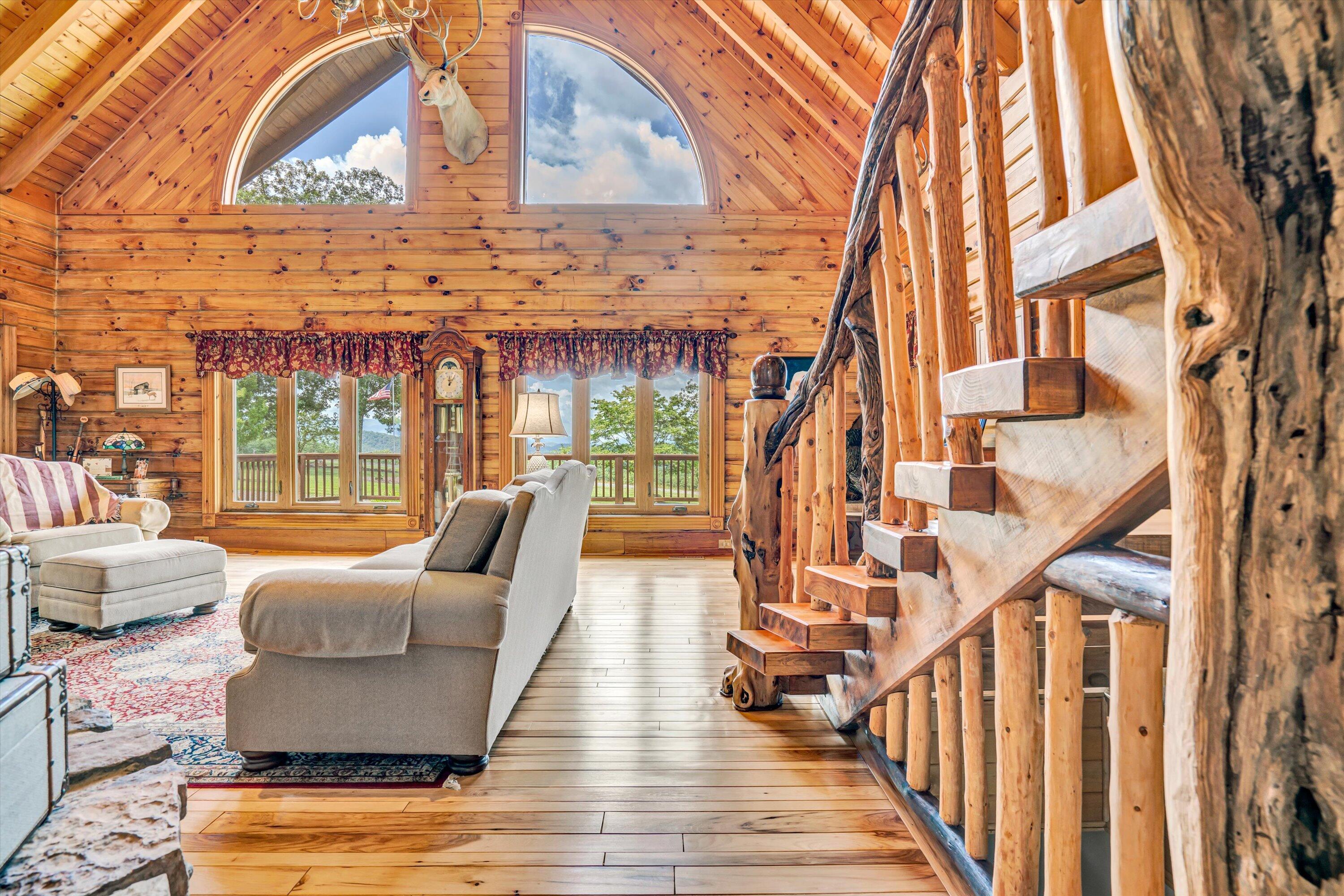 500 Jacksons Flat Covington, VA 24426 - Photo 13 of 102 a view of entryway and hall with wooden floor