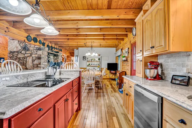 a view of steet with seating area