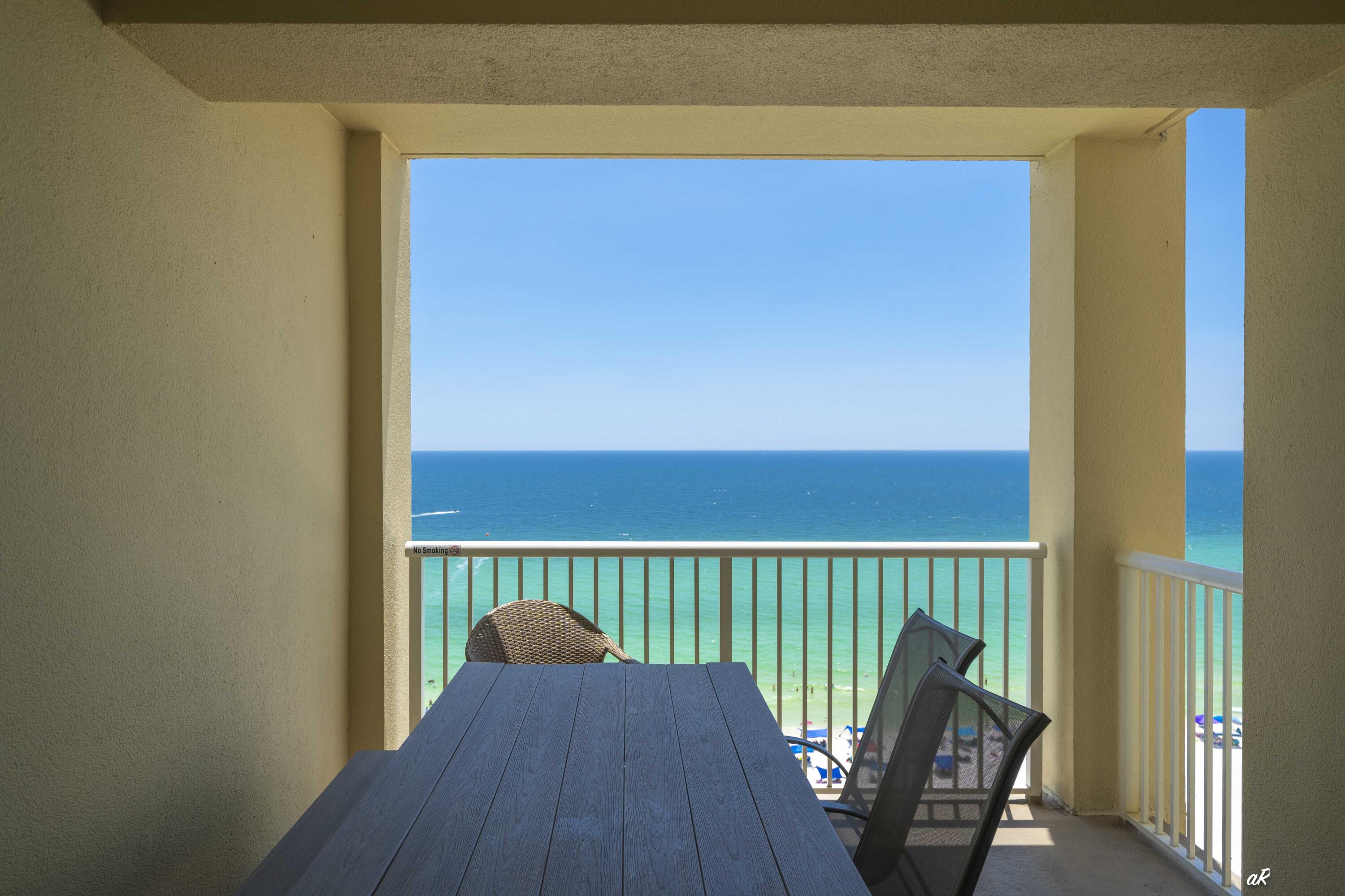 11807 Front Beach Road, Unit 11201 Panama City Beach, FL 32407 - Photo 3 of 59 Large Balcony