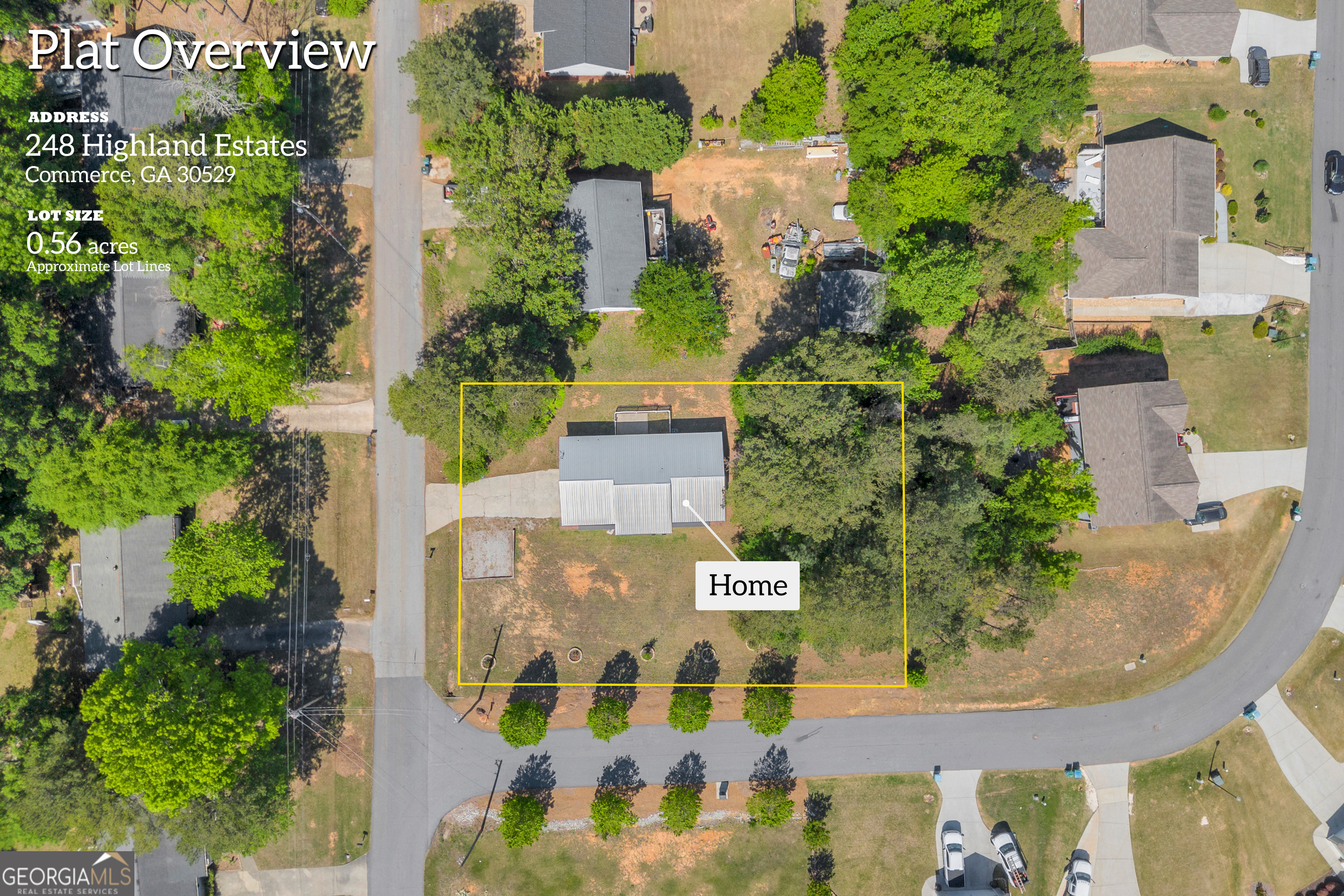 248 Highland Estates Commerce, GA 30529 - Photo 46 of 57 an aerial view of a house