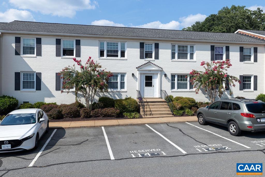 114 Hessian Hills Ridge, Unit 1 Charlottesville, VA 22901 - Photo 1 of 20 a view of a car parked in front of house