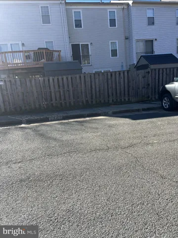 a view of wooden fence