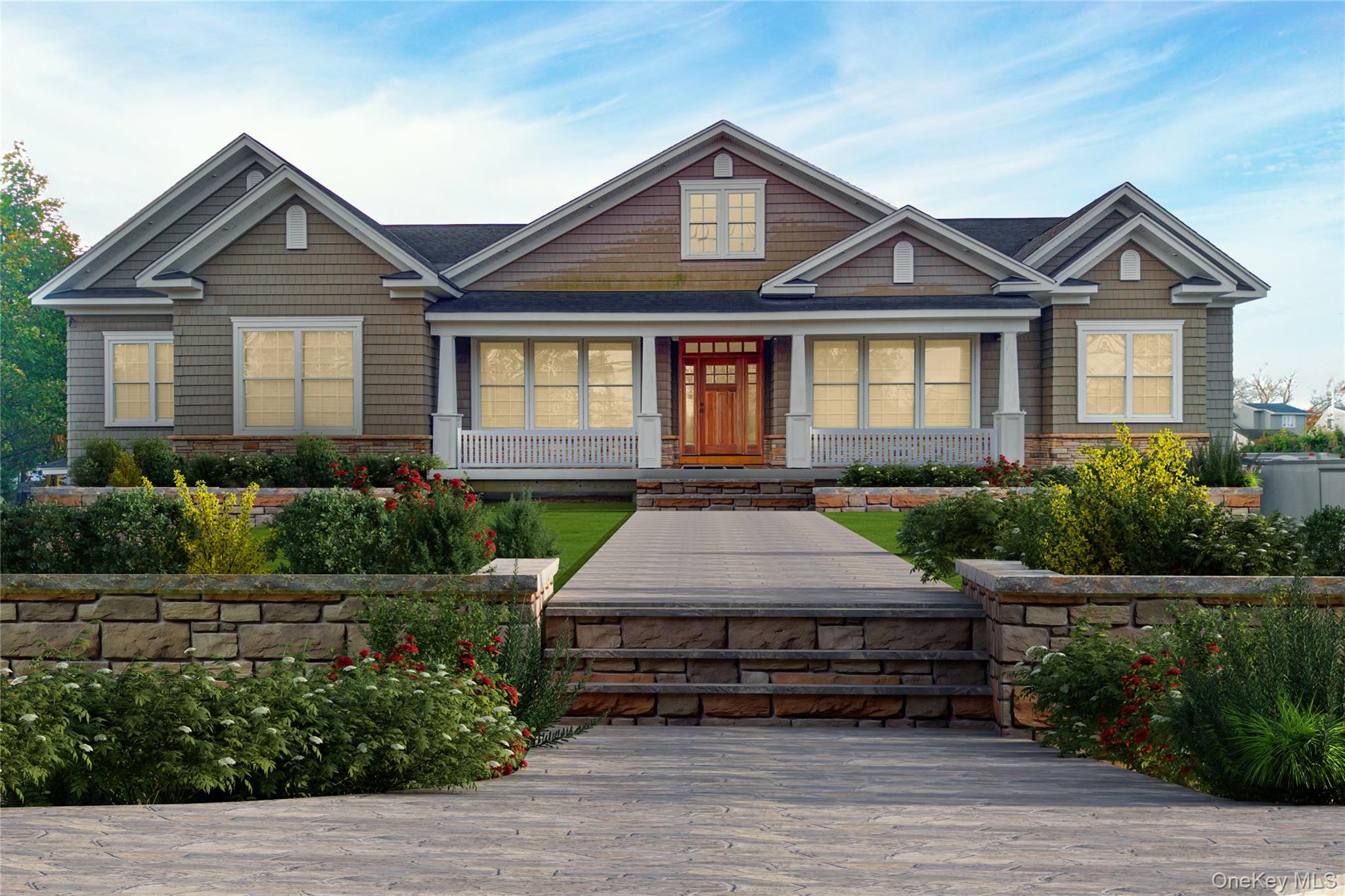 4530 Merrick Road Massapequa, NY 11758 - Photo 4 of 33 a front view of a house with a yard